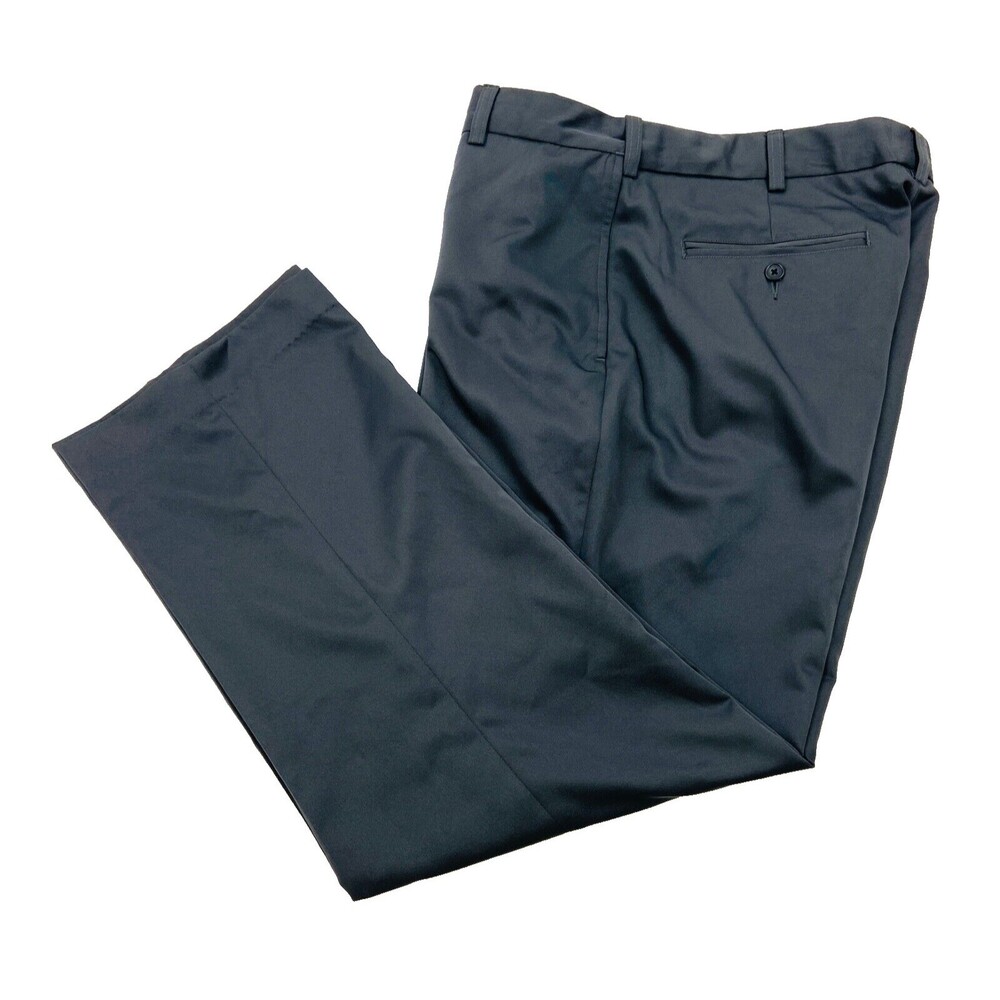 LYLE & SCOTT SCOTLAND Mens 36x30 Gray Super Soft Microfiber Khaki/Chino Pants
